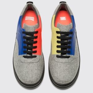 *FINAL PRICE* Camper Twins Women's Color Block Felt Sneakers